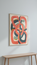 Large-Scale Coral Graphite Canvas